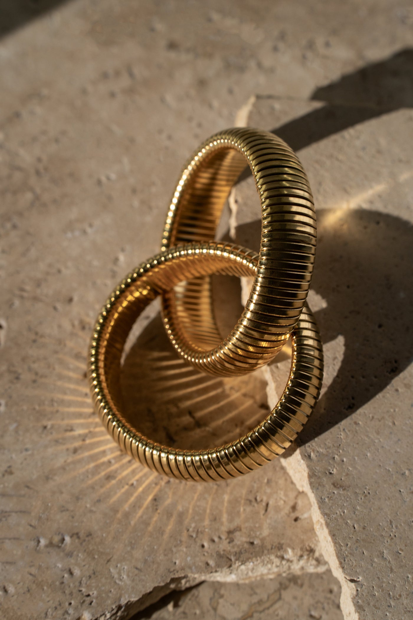 Gold Solina Bracelet Set - Velia