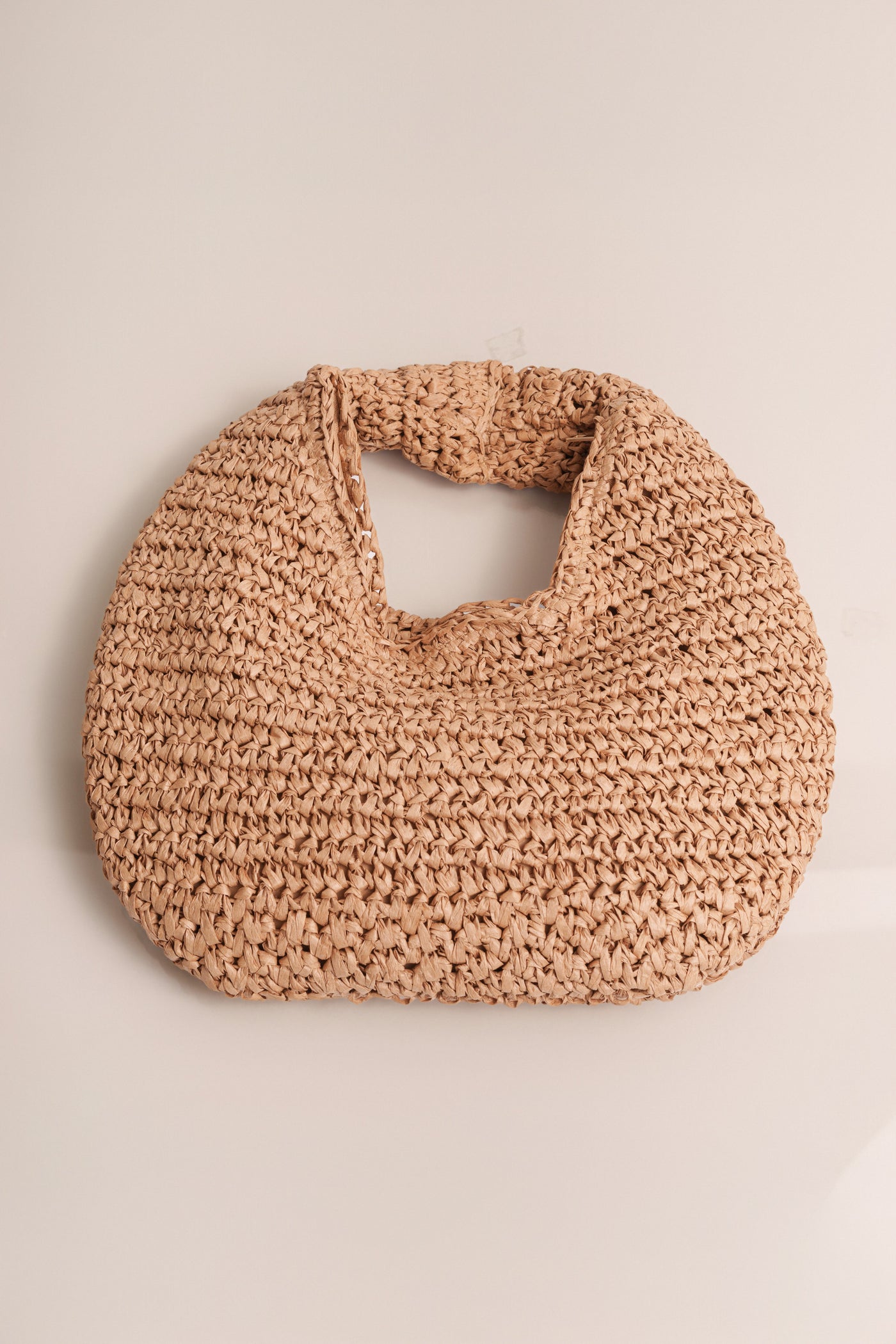 Beige Malaga Raffia Bag - Velia