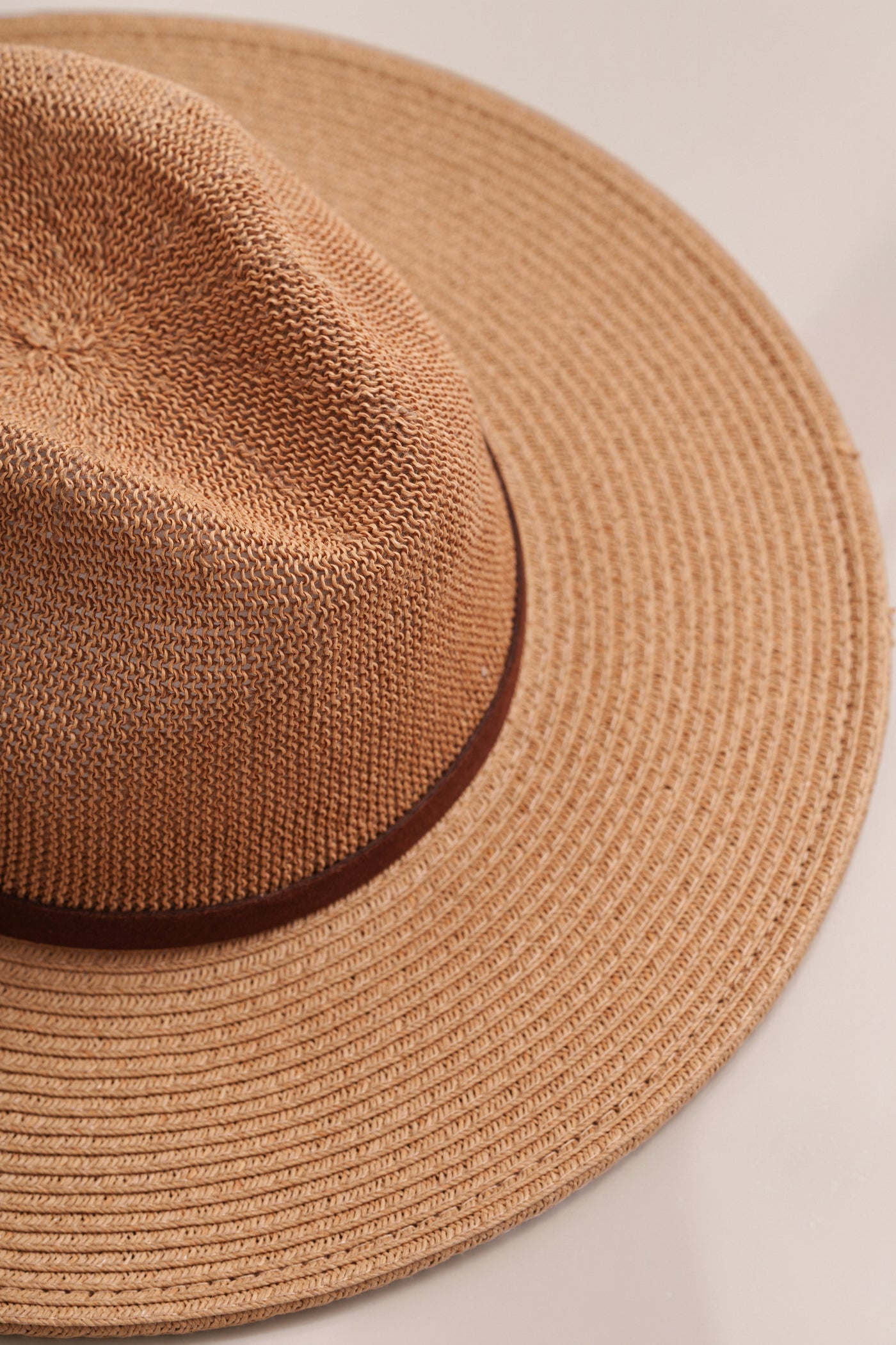 Natural Sandswept Woven Hat - Velia