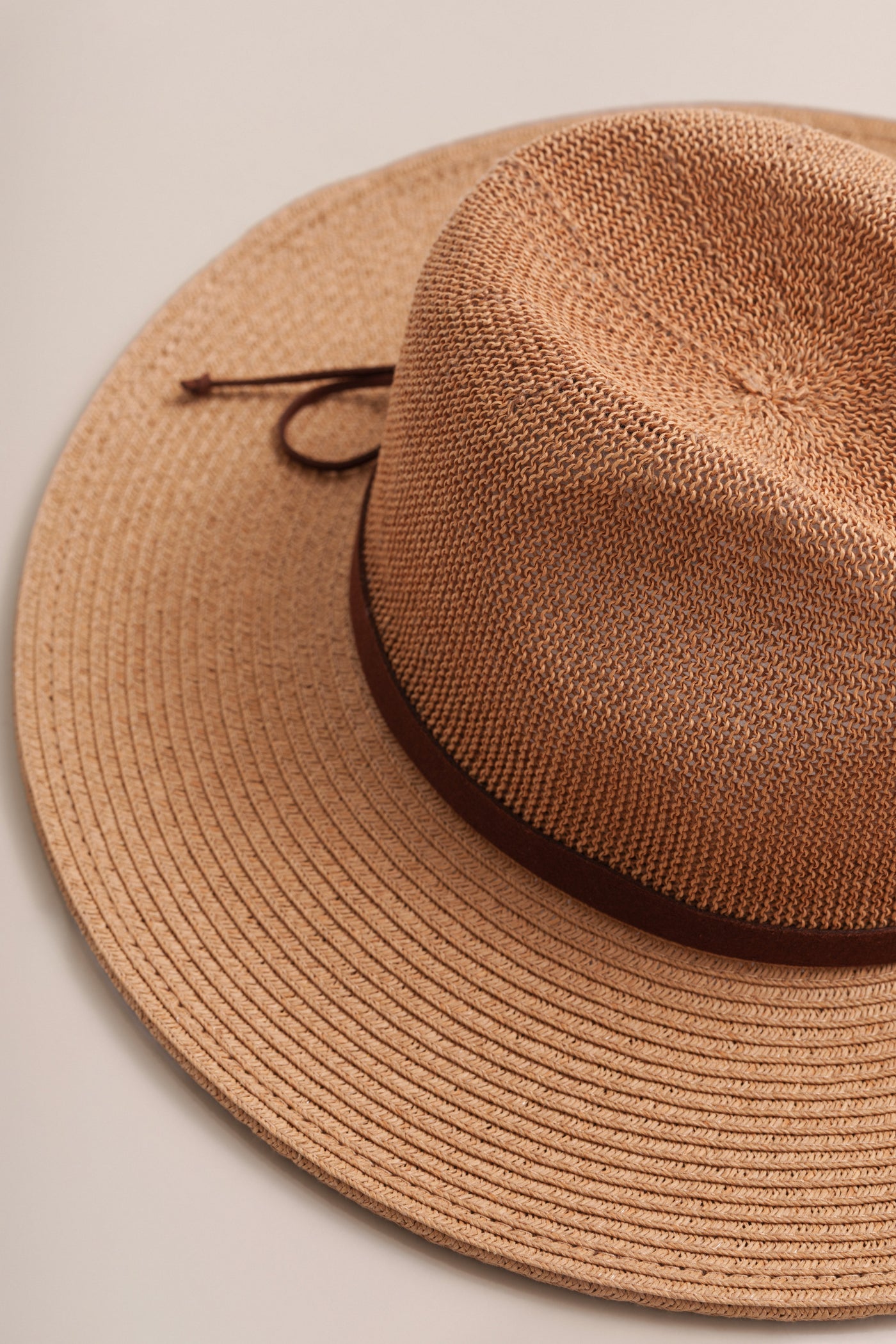 Natural Sandswept Woven Hat - Velia
