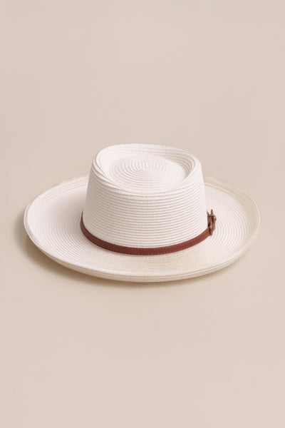 White Sunrise Dunes Hat - Velia
