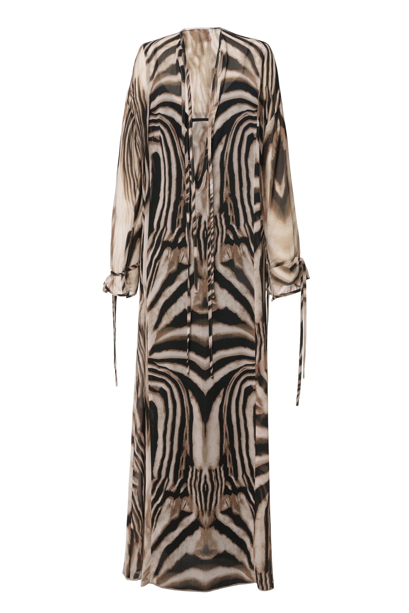 Brown Zebra New Vista Maxi Dress - Velia