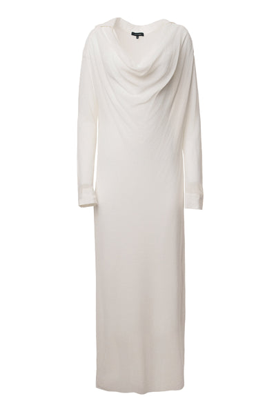Ivory Savanna Cowl Maxi Dress - Velia