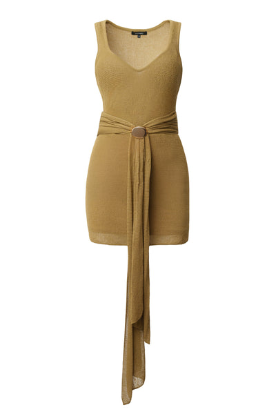 Olive Aire Drape Skirt Set - Velia
