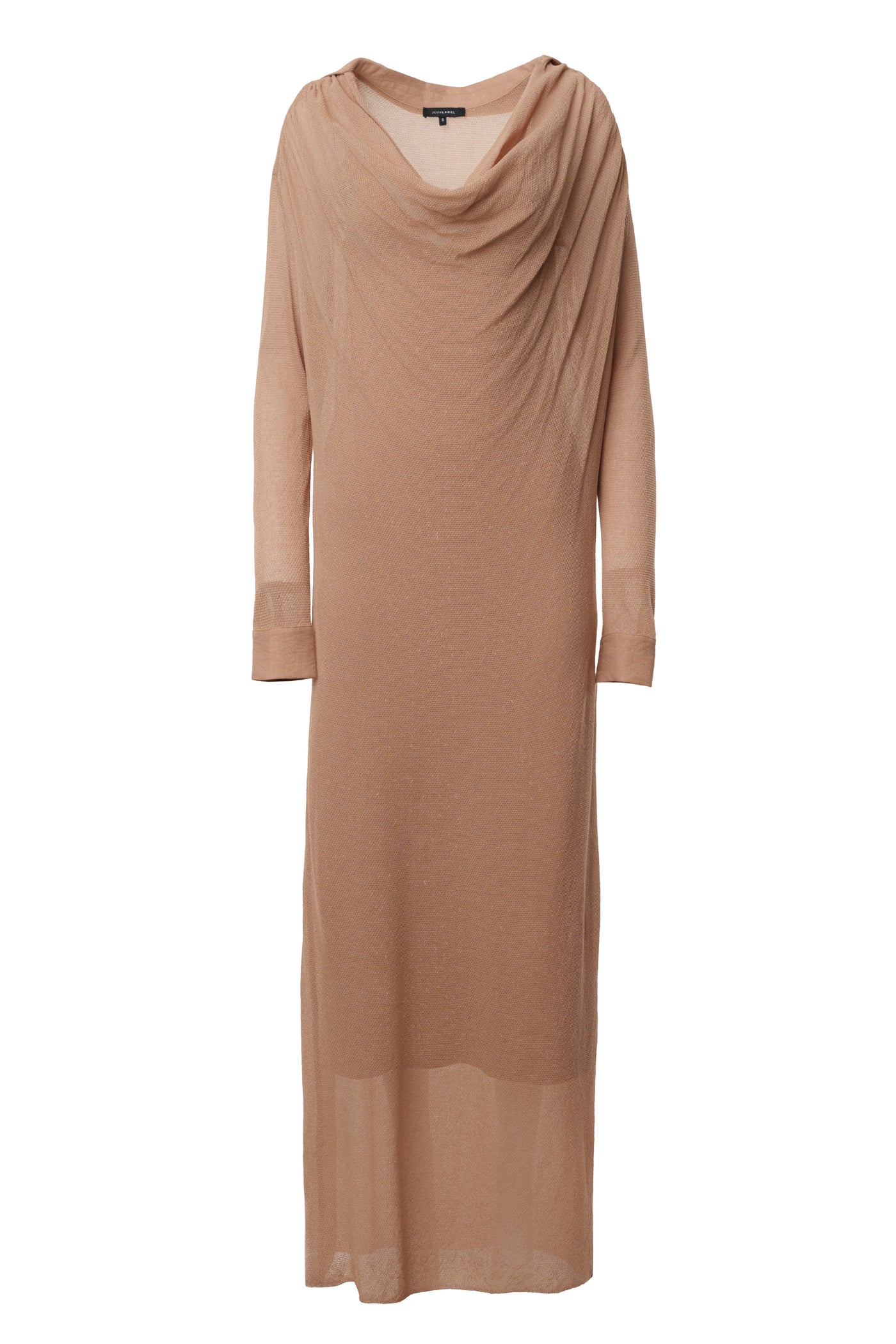 Tan Savanna Cowl Maxi Dress - Velia