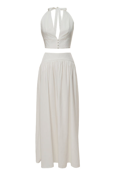 Ivory Haven Skirt Set - Velia