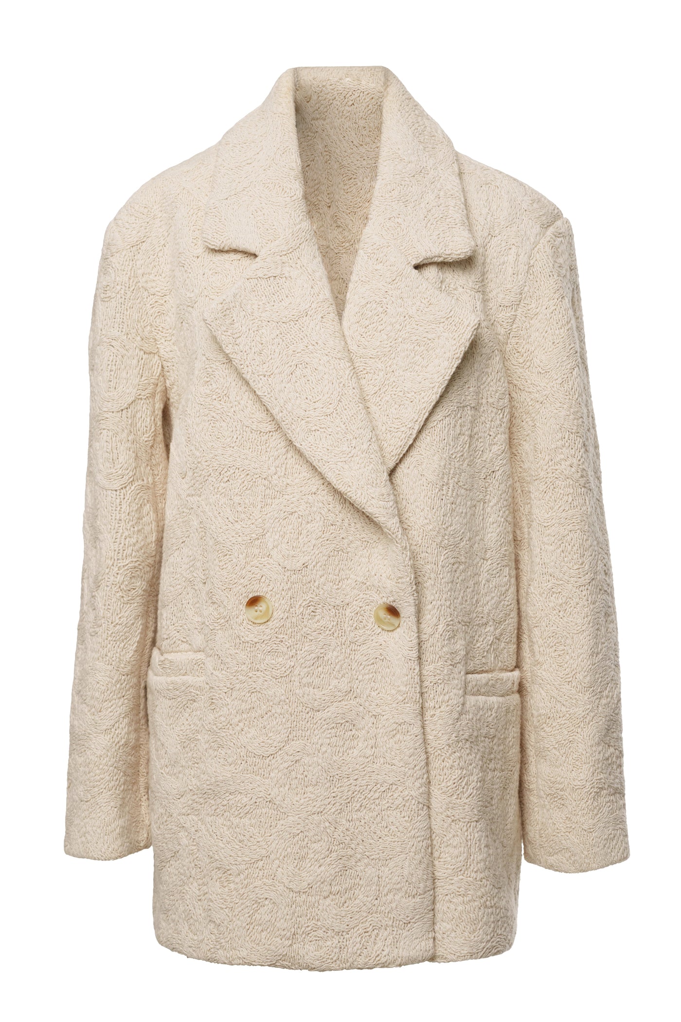 Ecru Avenue Oversize Blazer - Velia