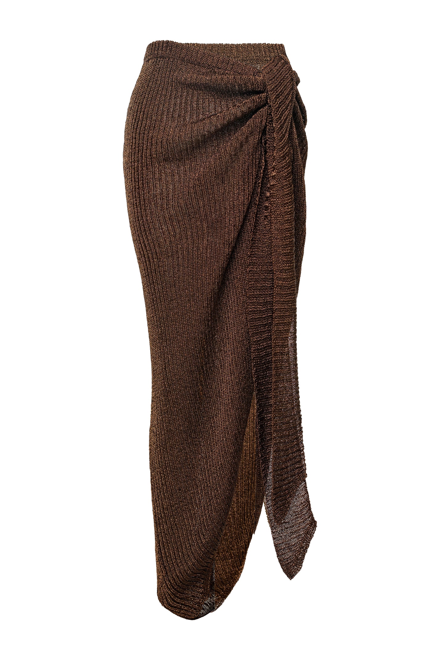 Bronze Sunlit Metallic Sarong - VELIA