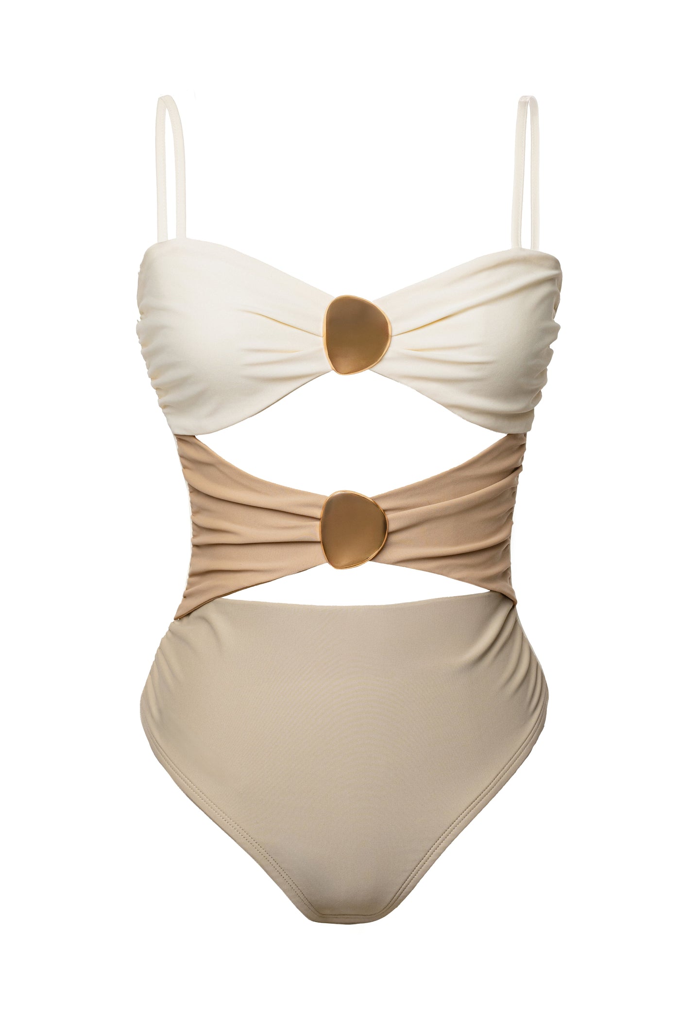 Ivory Aura Embellished Bodysuit - VELIA