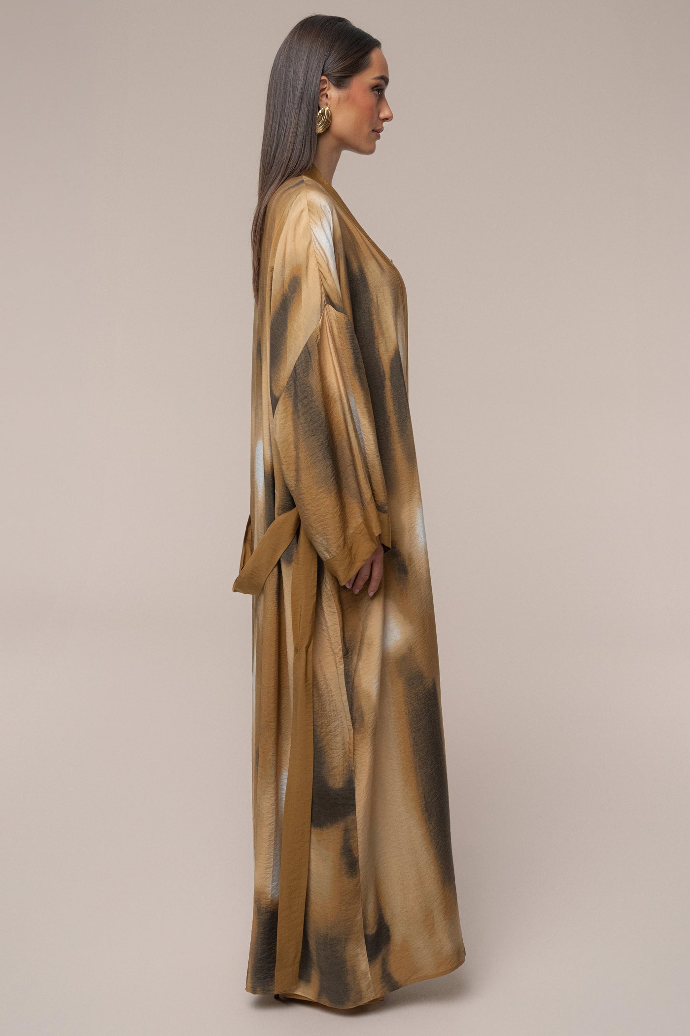 Brown Desert Oasis Duster - Velia