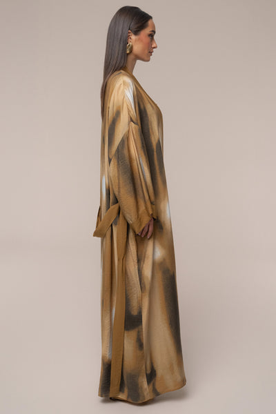 Brown Desert Oasis Duster - Velia