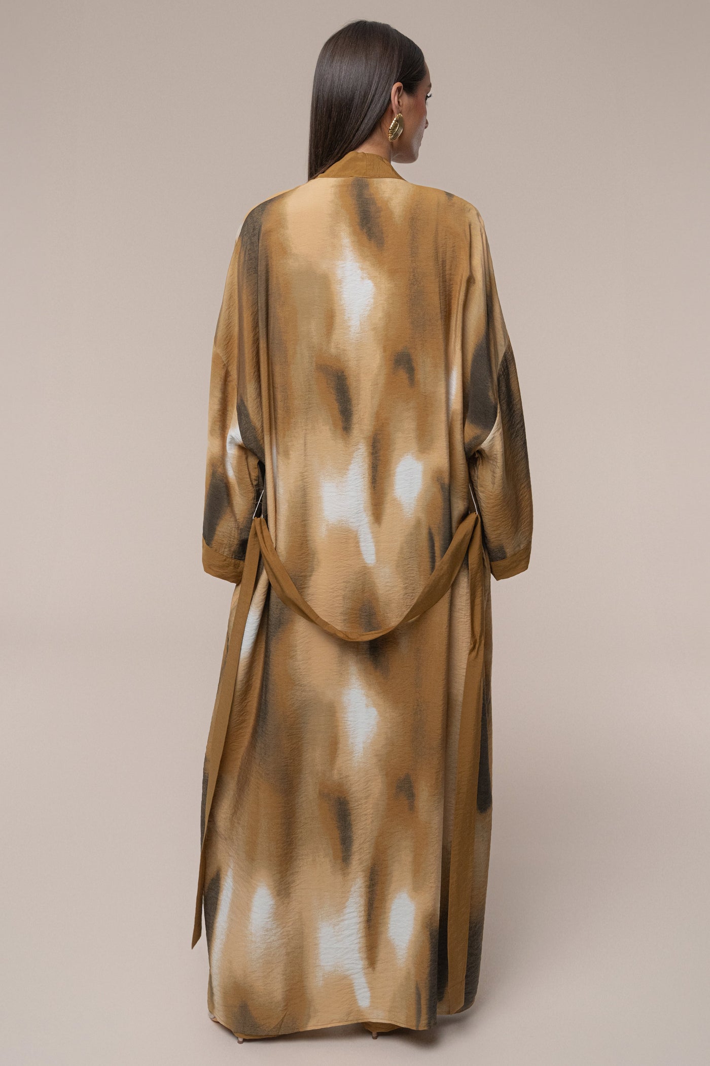 Brown Desert Oasis Duster - Velia