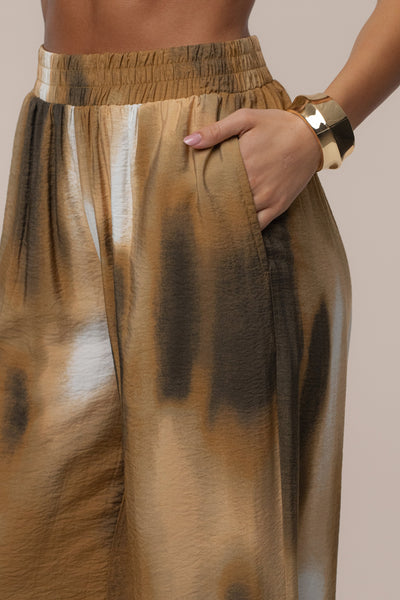 Brown Celestial Sands Pant - Velia