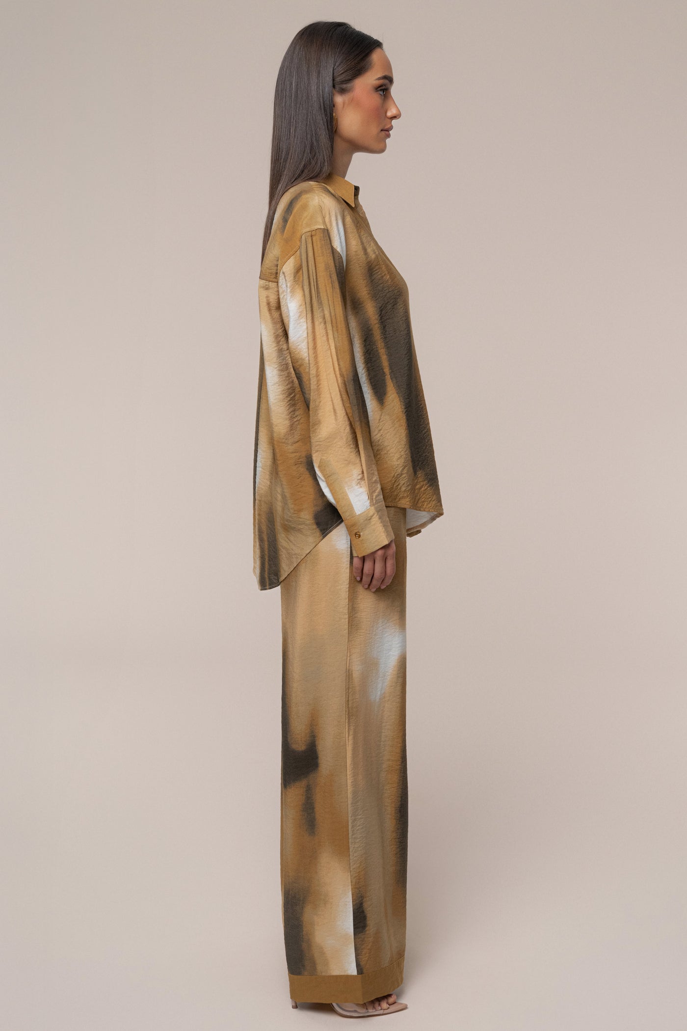 Brown Celestial Sands Blouse - Velia