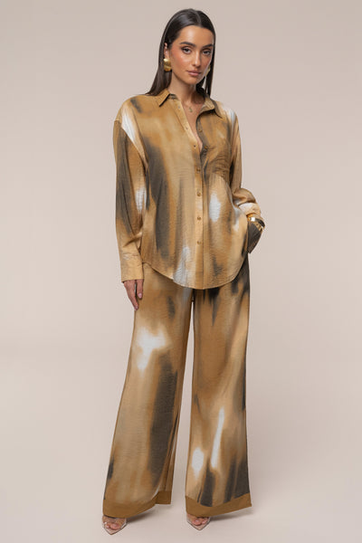 Brown Celestial Sands Pant - Velia