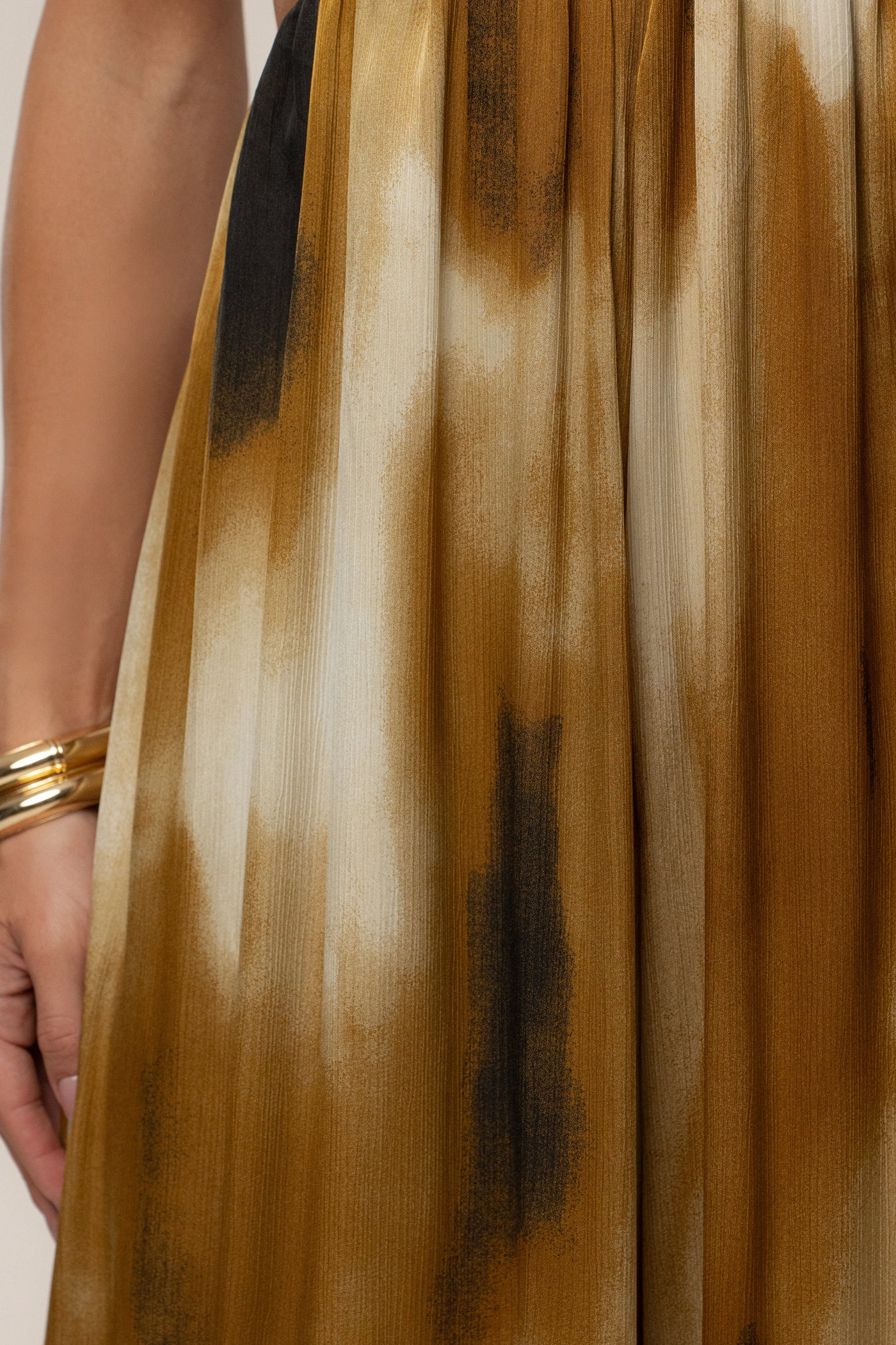 PRE-ORDER Gold Safari Sunset Jumpsuit - Velia