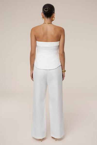 Ivory Riviera Fold Over Top - Velia