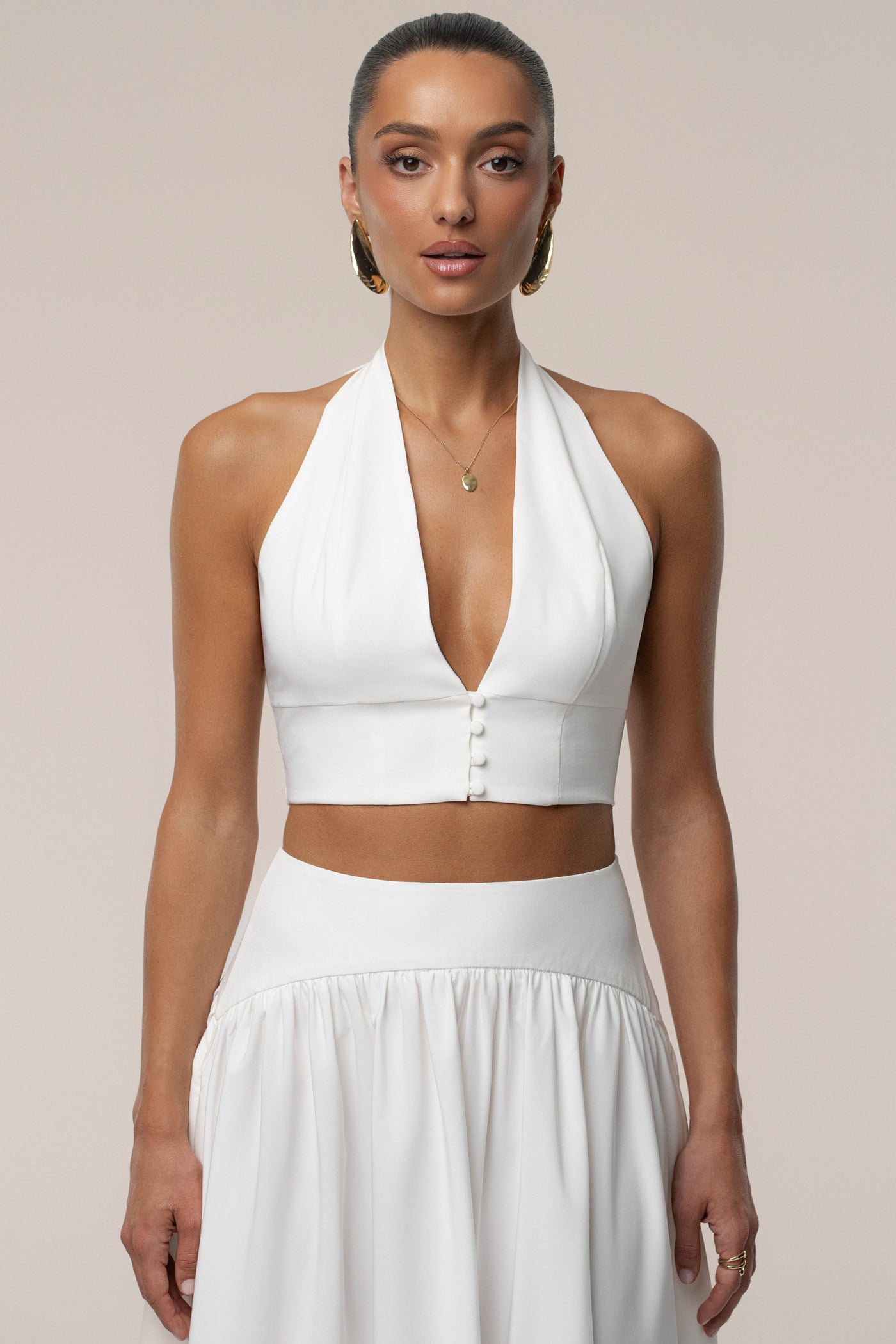 Ivory Haven Skirt Set - Velia