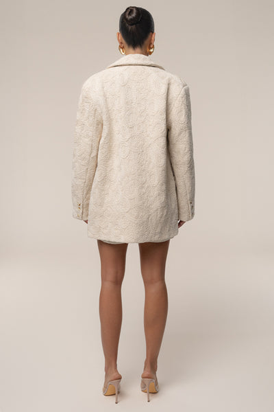 Ecru Avenue Oversize Blazer - Velia