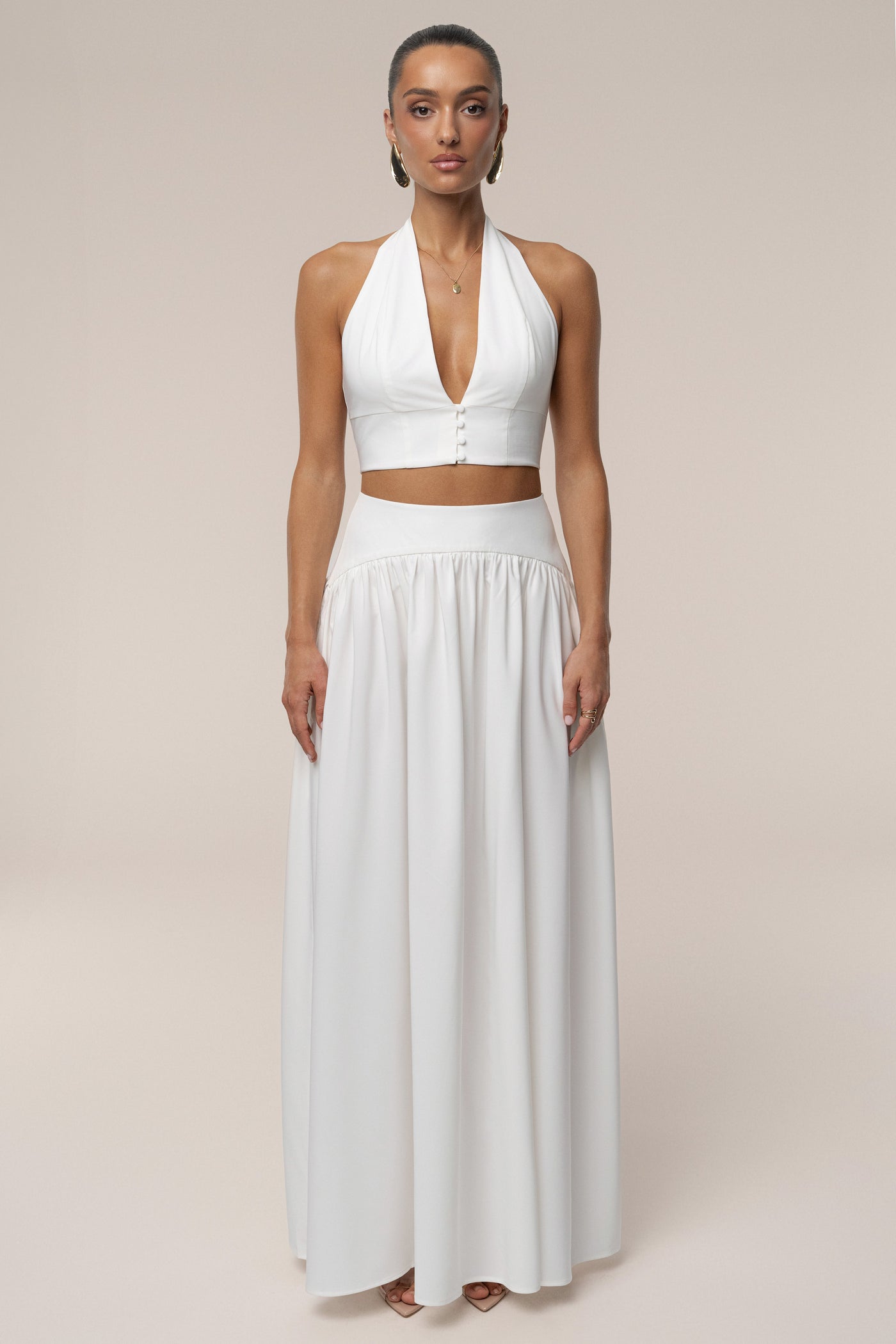 Ivory Haven Skirt Set - Velia