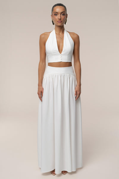 Ivory Haven Skirt Set - Velia