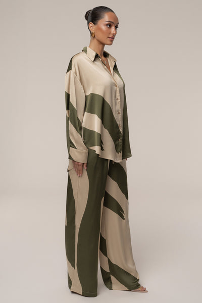 Multi Ella Safari Blouse - Velia