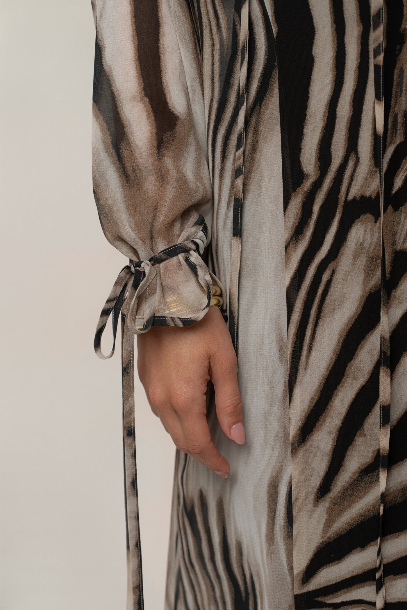 Brown Zebra New Vista Maxi Dress - Velia