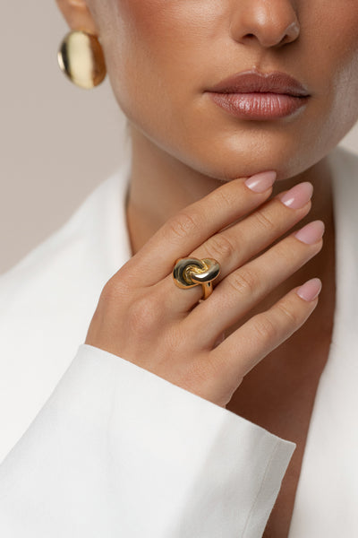 Gold Nara Ring - Velia