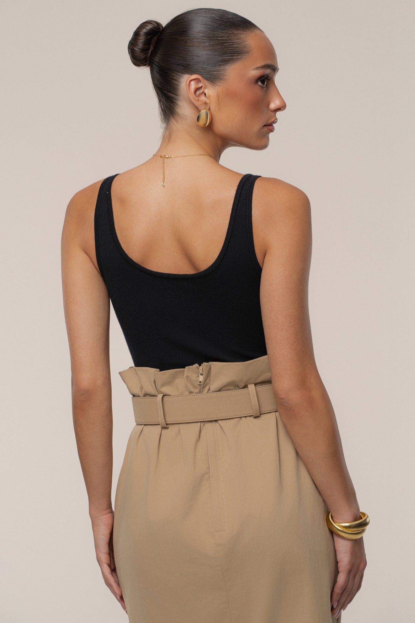 Black Romi Knit Bodysuit - Velia