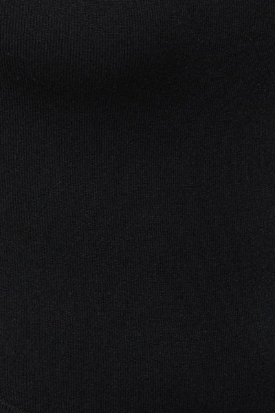 Black Romi Knit Bodysuit - Velia