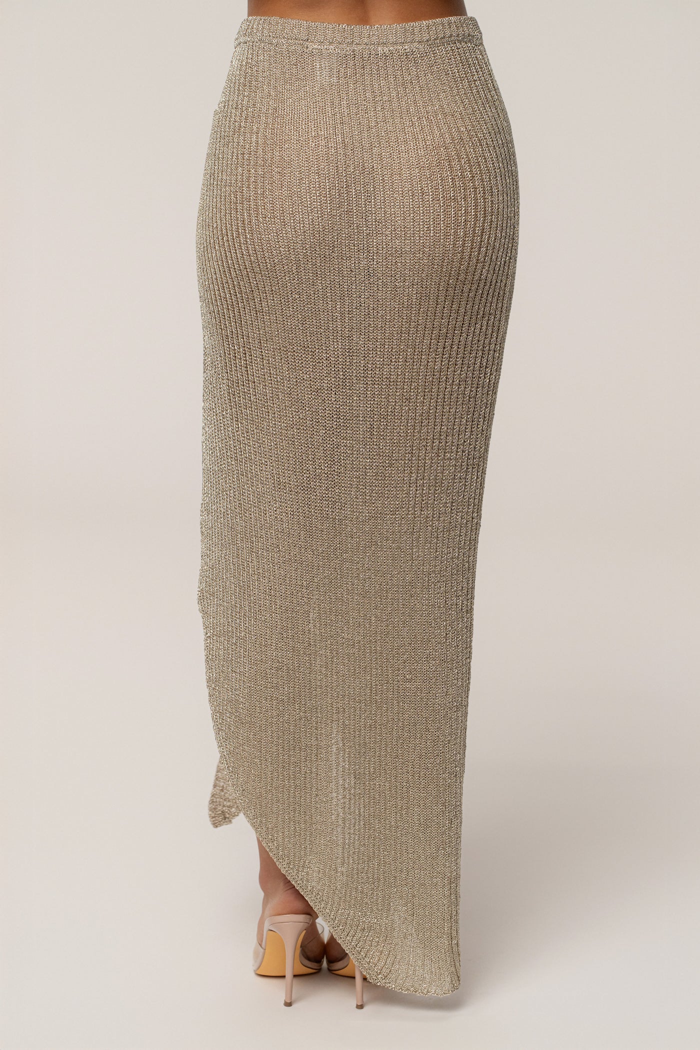 Gold Sunlit Metallic Sarong - VELIA