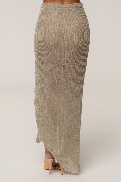 Gold Sunlit Metallic Sarong - VELIA